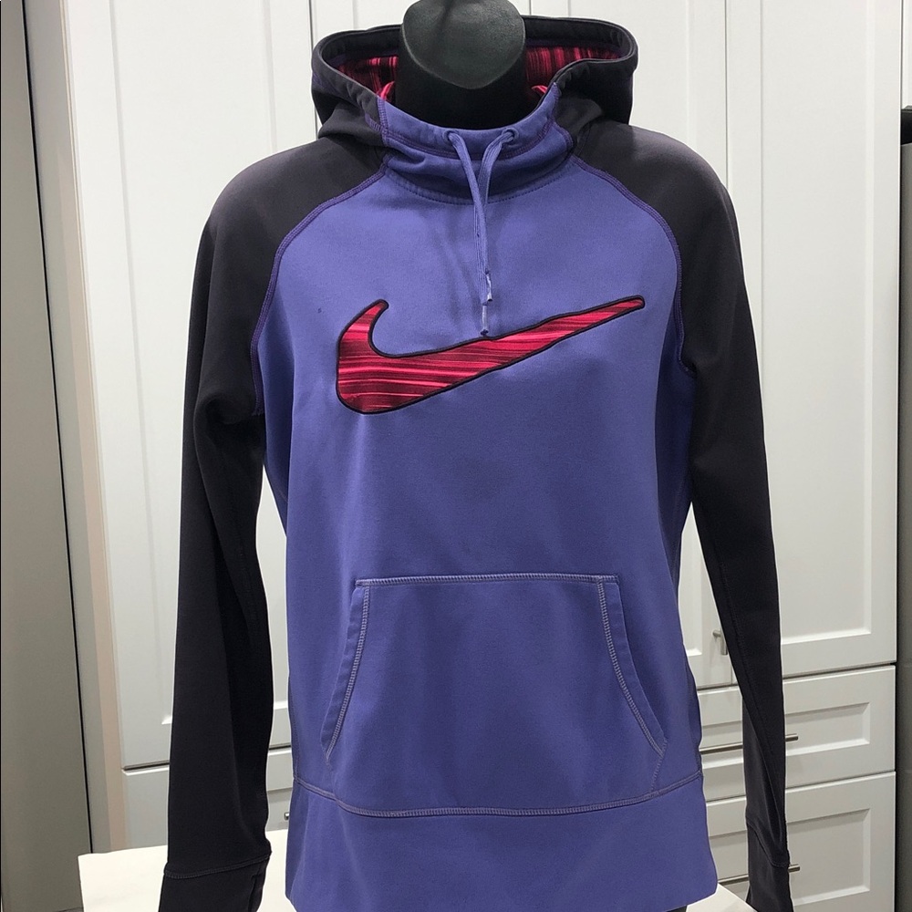 Nike Therma-FIT Hoodie – Women’s Size Small – Purple & Gray